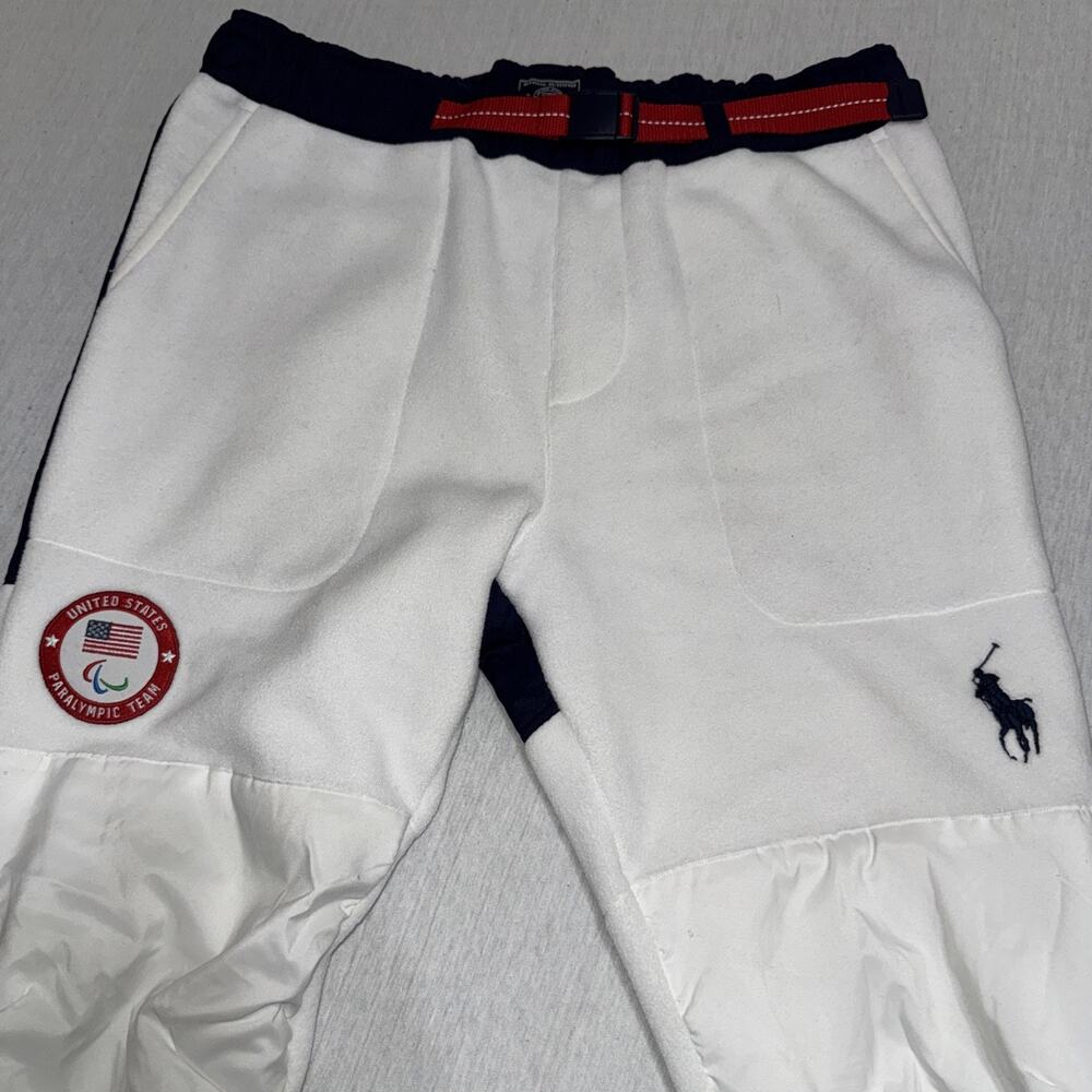 Polo Ralph Lauren 2022 United States Paralympic Team Pants Adult LG 36 USA Made - Picture 2 of 14